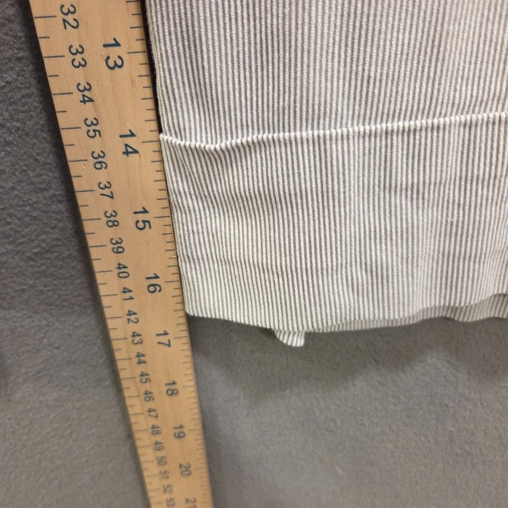 ANN TAYLOR Signature Capris‎ Cropped Pants Women's Size 8 Striped Casual Office